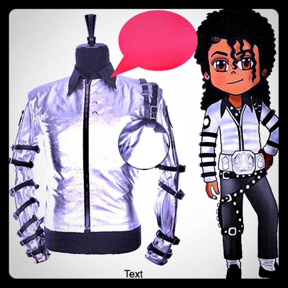New Micheal Jackson BAD series Tour Costume XL🌚🌝